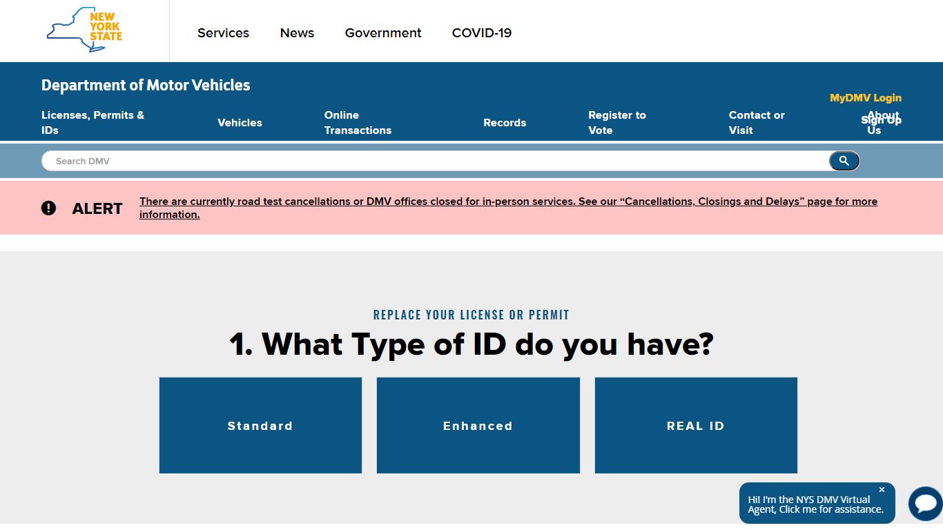 New York DMV | Replace Your License